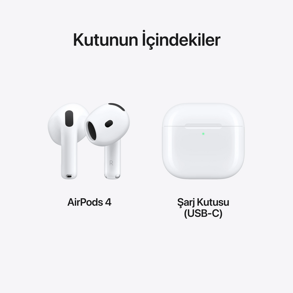 Apple AirPods 4. Nesil (Apple Türkiye Garantili)