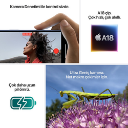 Apple iPhone 16 128 GB Beyaz (Apple Türkiye Garantili) - Thumbnail