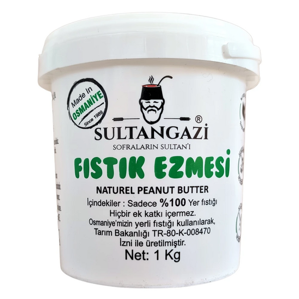 Fıstık Ezmesi Şekersiz %100 Yer Fıstığı 1 kg