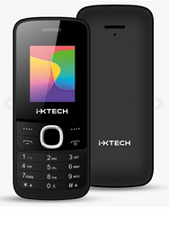 İxtech - İxtech IX-030 Çift Sim Kartlı Dijital Tuşlu Cep Telefonu Siyah (KVK Garantili)