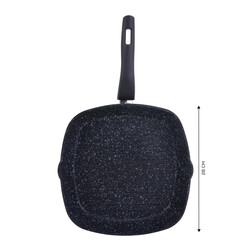 Karaca Dark Stone Bio Granit Grill Tava 28 cm - Thumbnail