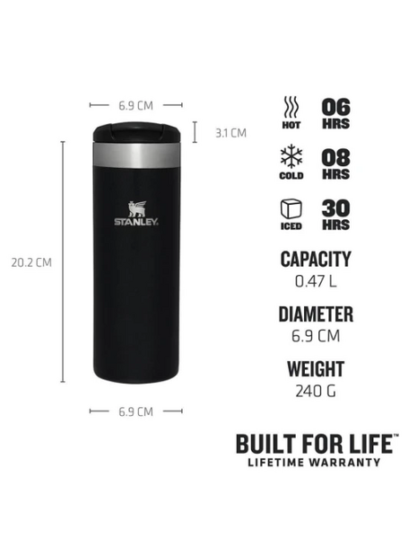 Stanley The AeroLight Transit Termos Bardak 0.47 lt Siyah